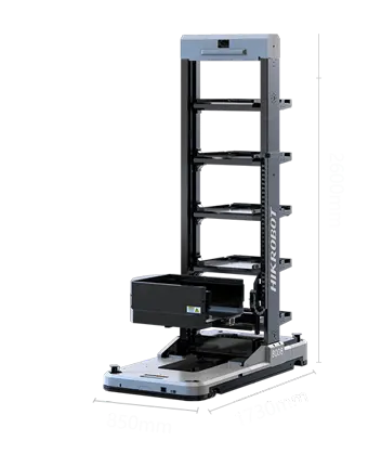 F0-50DC Carton Transfer Unit loads up to 250 kg. 10 Bins and a Max Lifting Speed (mm/s) up to 500.