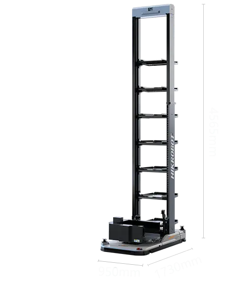 F0-50DCH Carton Transfer Unit loads up to 250 kg in narrow aisles. 7 Bins and a Max Lifting Speed (mm/s) up to 500.