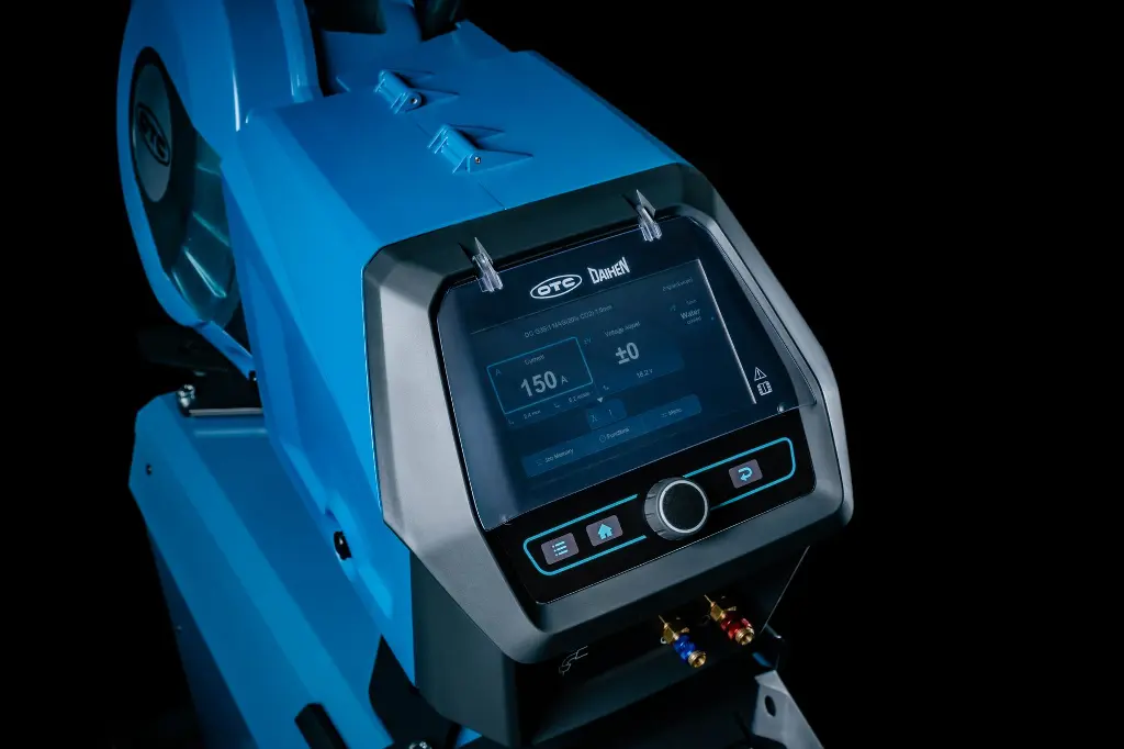 ARXIS Welding machine with the smart screen up front