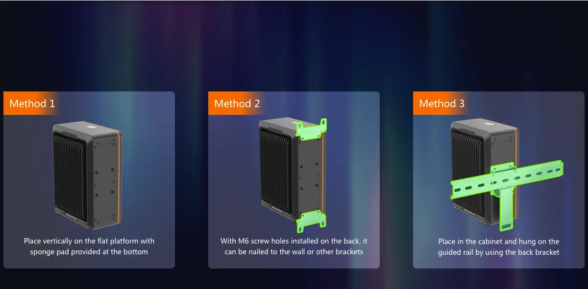 VC2000 series vision controller Installation Methods