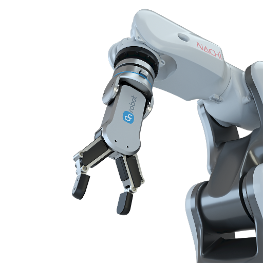 Nachi robot med Onrobot RG2 Gripper. Passer godt sammen til materialehåndtering i din produktion.