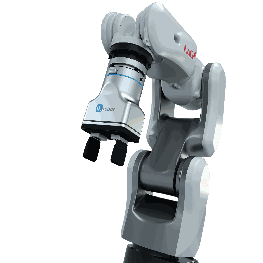 Nachi robot fra MZ-serien. Med en Onrobot RG2-FT Griber. 