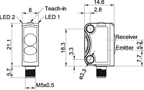 FT 10-RH-PNSL-E4 dimensional drawing