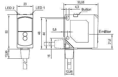 FS 55-RL-K4 dimensional drawing