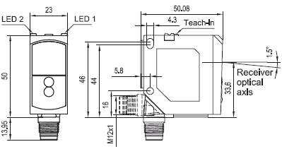 FE 55-RL-PS-L4 dimensional drawing