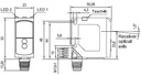 FE 55-RL-NS-L4 dimensional drawing