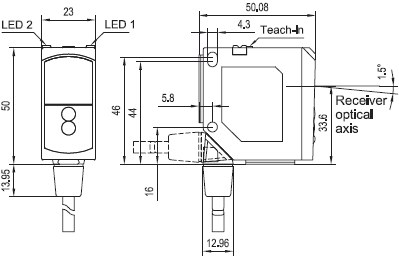 FE 55-RL-PS-K4 dimensional drawing