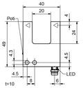 FGL 20-R-PSM3 dimensional drawing