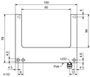 FGL 80-R-PSM3 dimensional drawing
