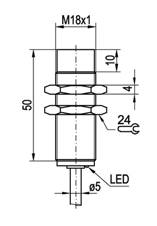 IS 518-04-S dimensional drawing