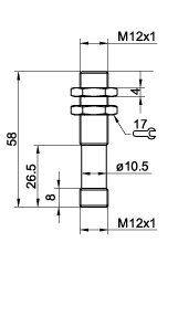 FE 12 RL-NSL4 dimensional drawing