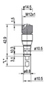 L3-2m-G-PUR dimensional drawing