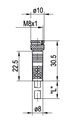 K4-5m-G-PUR dimensional drawing