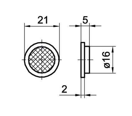 RD2 dimensional drawing
