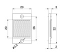 R2-2LB dimensional drawing
