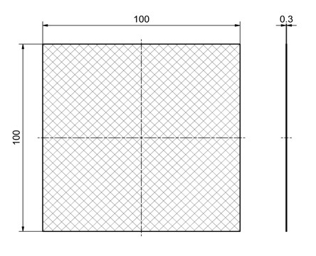 RF 100 KL dimensional drawing