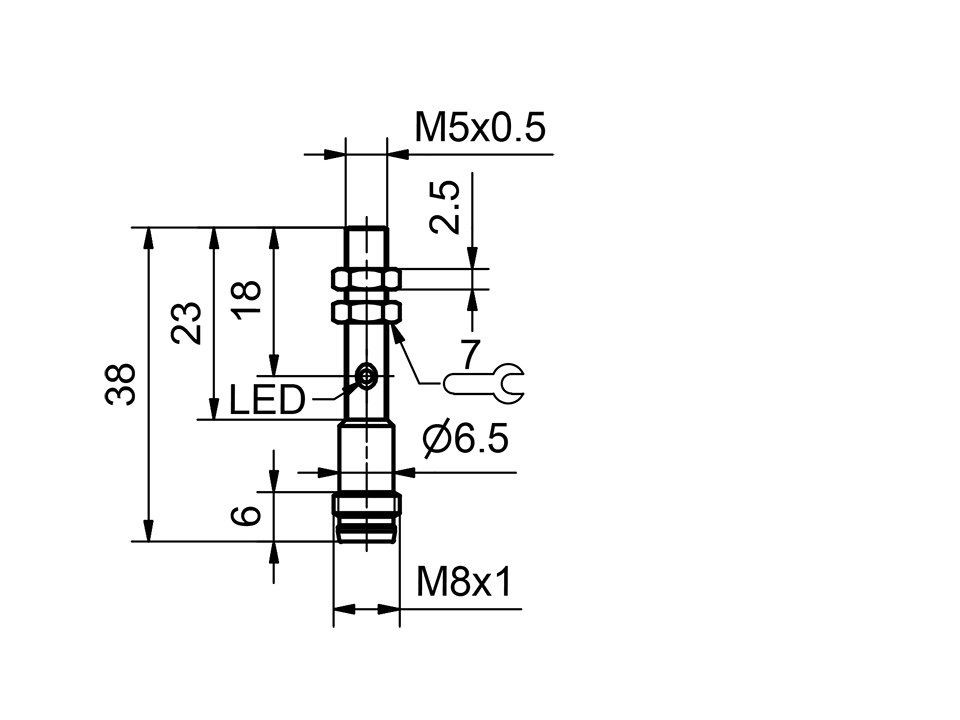 IMT 5-S-B2-PSL-M3M dimensional drawing