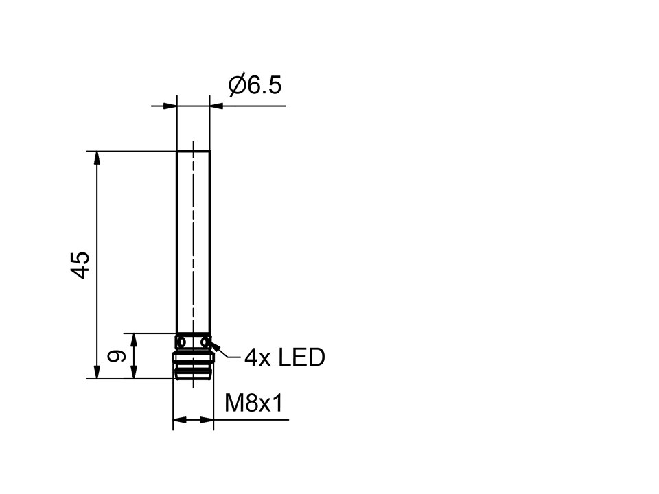 IDT 6-S-B2-PSL-M3M dimensional drawing