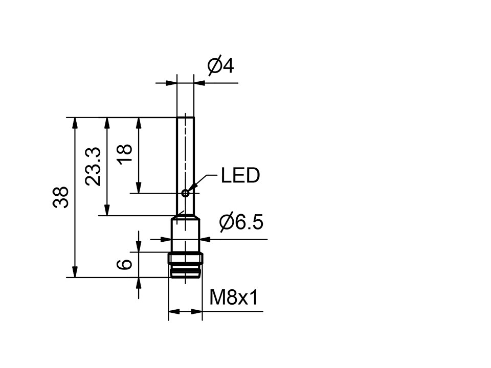 IDT 4-S-QB3-PSL-M3M dimensional drawing
