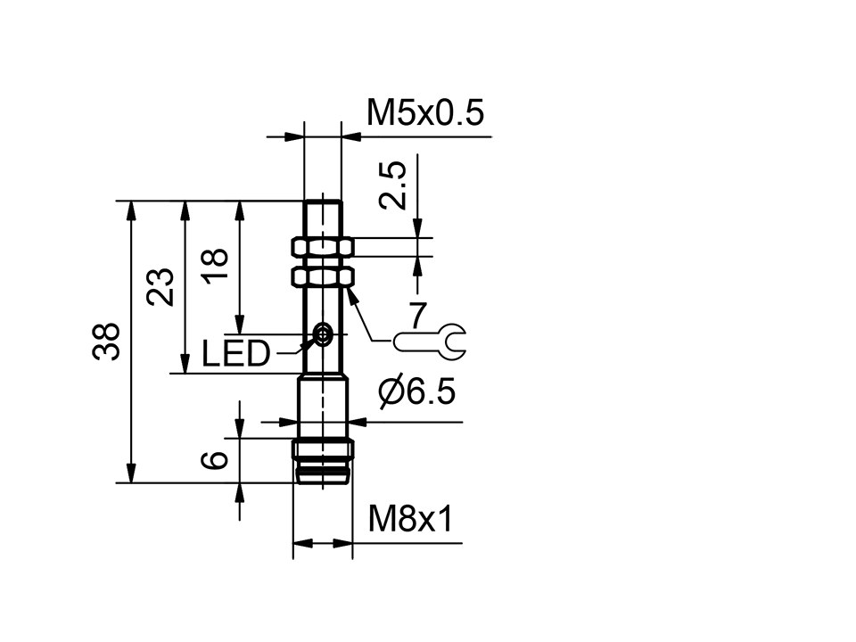 IMT 5-S-QB3-PSL-M3M dimensional drawing
