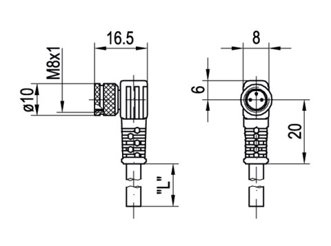 [SENSOPART 902-50803] SENSOPART K4-2m-W-PUR