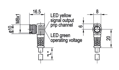 SENSOPART K3-5m-W-PL-PUR